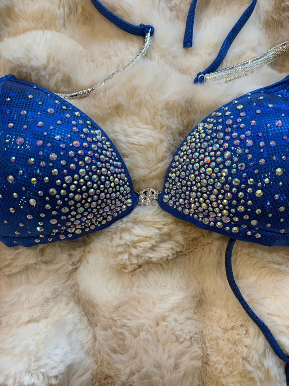 Muscle Dazzle Royal Blue Figure Suit never worn original box included - Picture 14 of 16